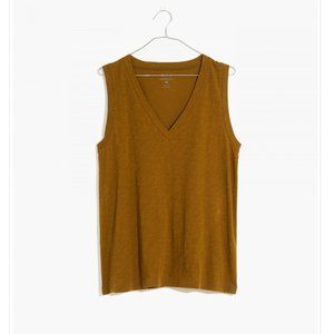 Madewell Whisper Cotton V-Neck Tank